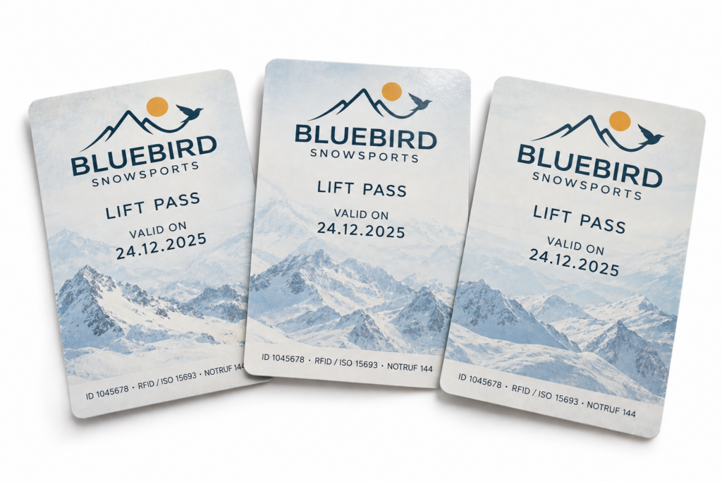 Bluebird Snowsports lift passes valid for one day